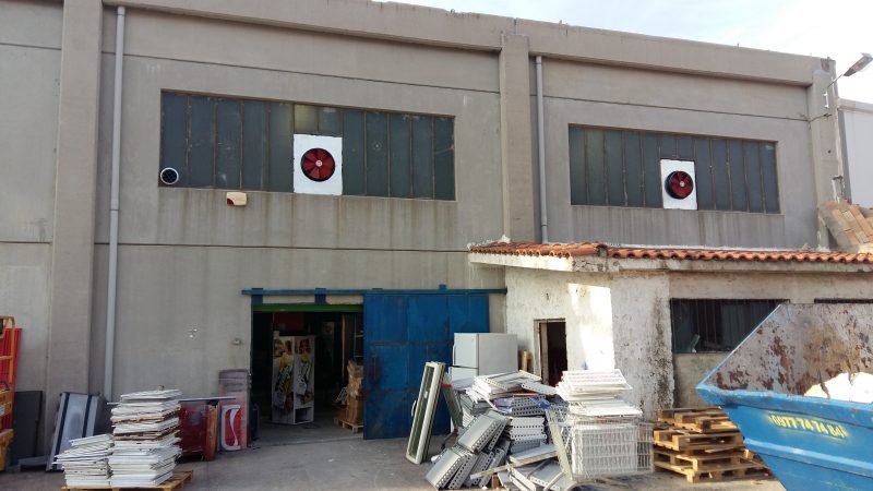 Διαμόρφωση εξωτερικού χώρου βιομηχανικού κτιρίου για τη FRIGOGLASS